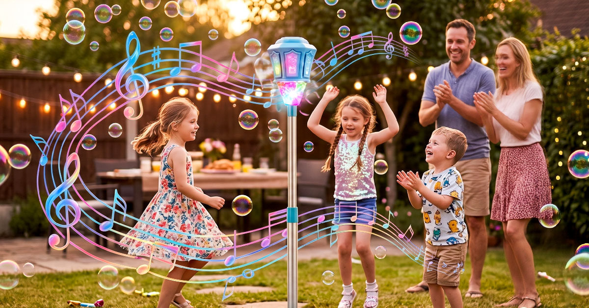 Built-In Music Amplifies the Party Atmosphere Instantly
