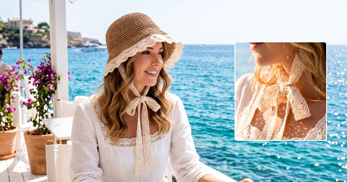 Elegant Lace Trim Elevates Every Beach Look