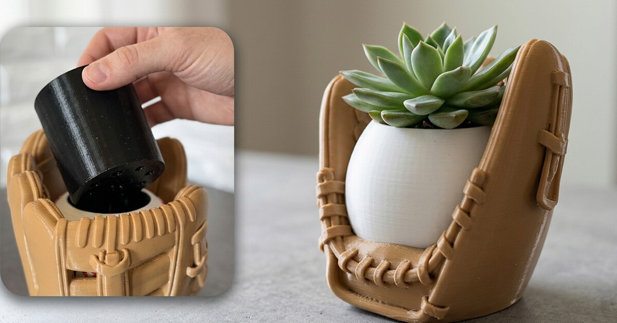 Displays succulents, herbs, or small greenery beautifully