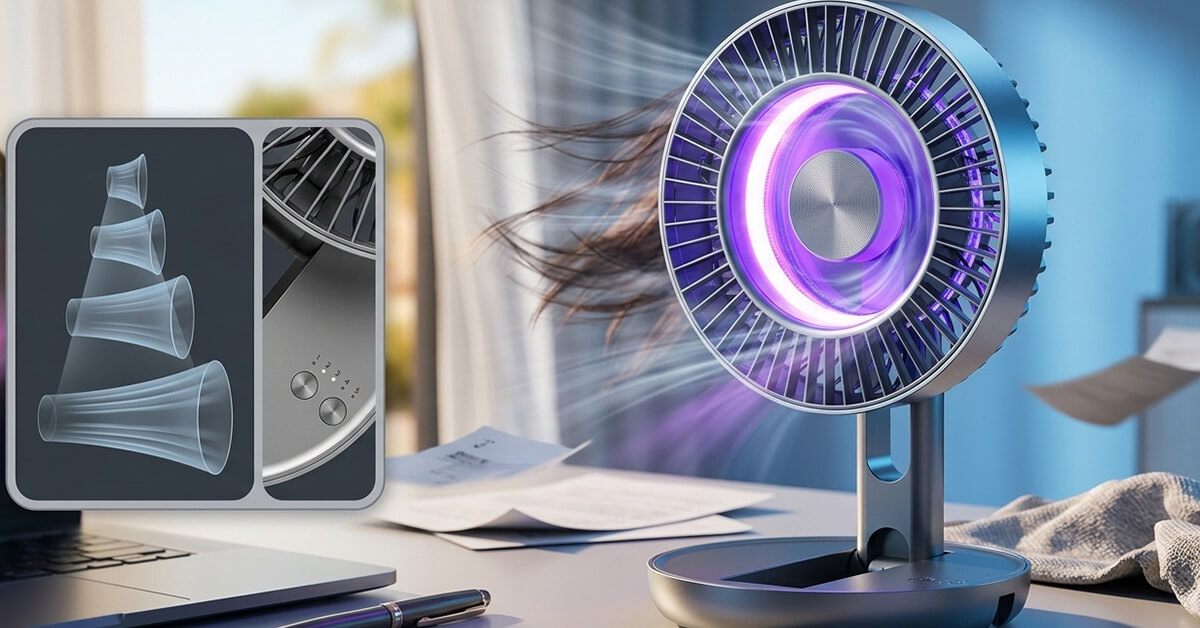 Turbo Airflow Delivers a Strong, Refreshing Breeze