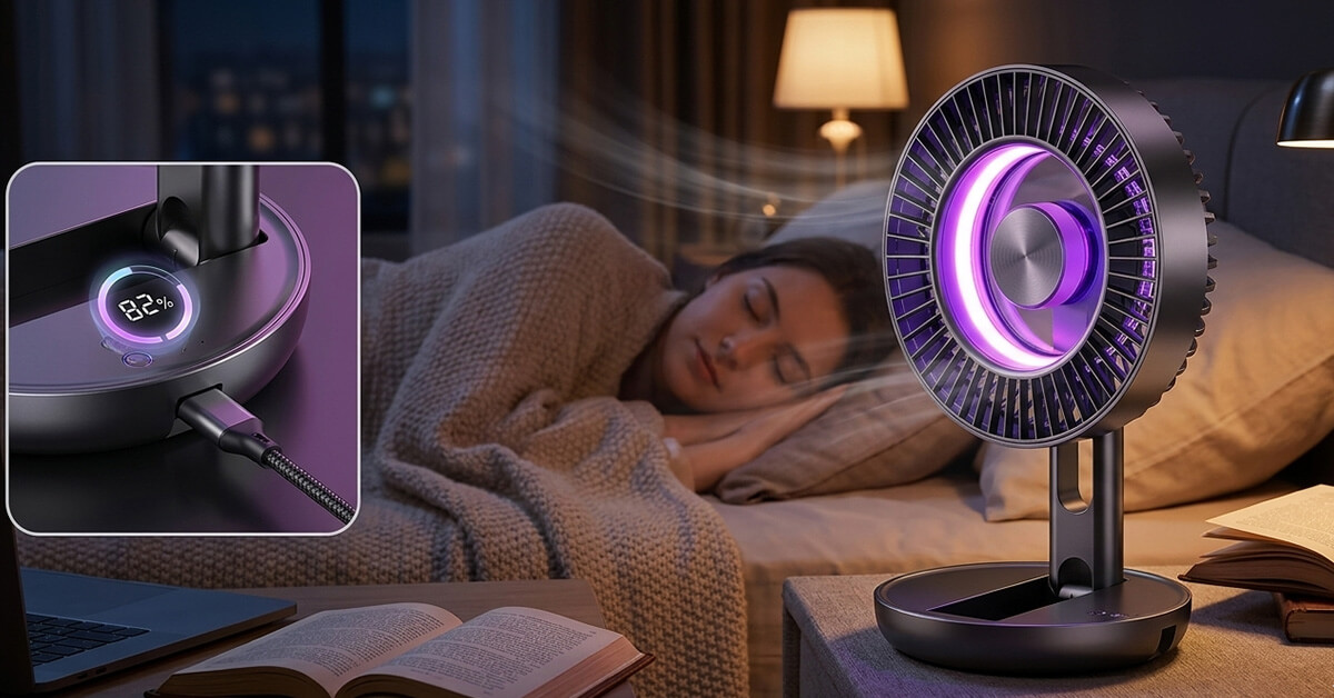 Ultra-Quiet Motor Ideal for Sleep, Study, Work