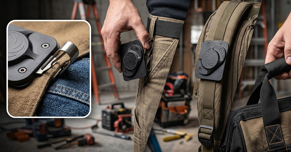MagPocket Attaches Anywhere in Seconds
