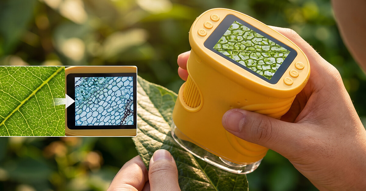 Explore 200x–1000x Magnification Instantly, Hands-Free