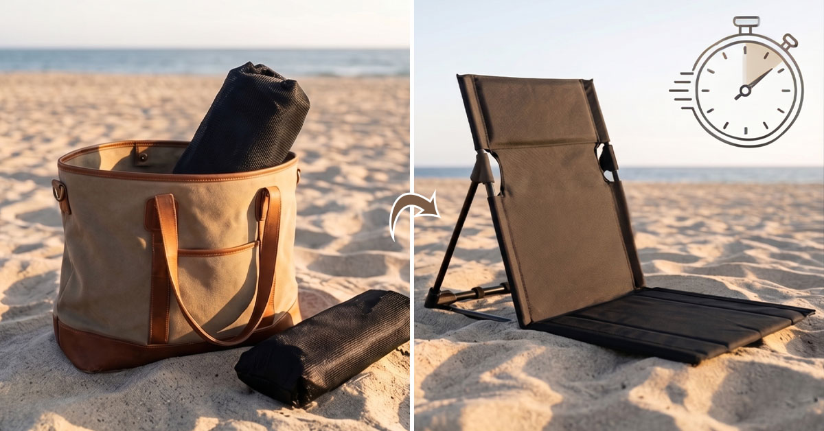 Folds in Seconds — Setup-Free Outdoor Comfort