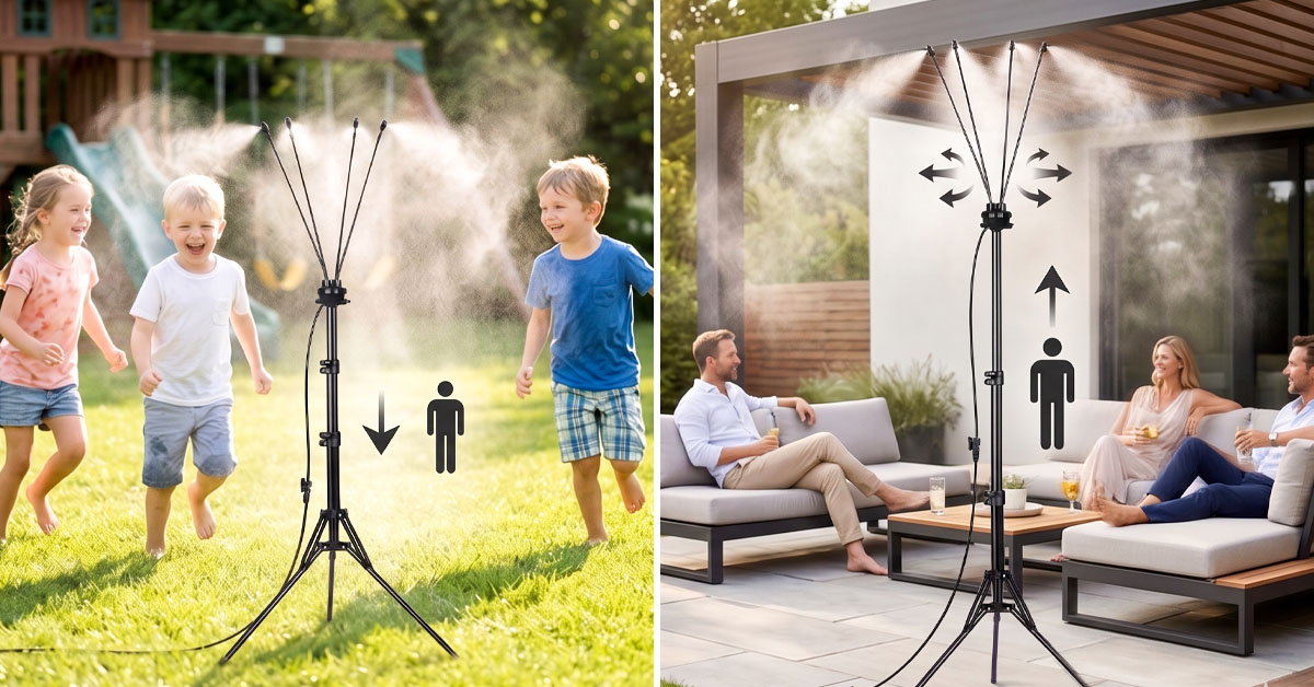 Adjusts Up To 5.25FT For Optimal Mist Coverage