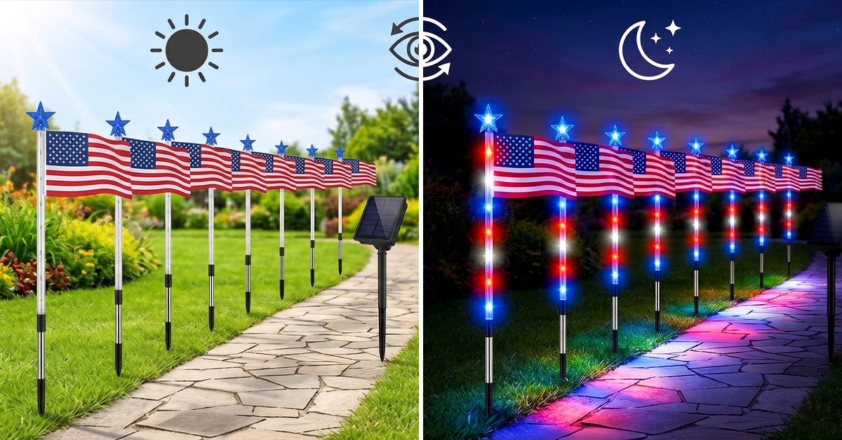 Lights Up Automatically at Dusk Every Night