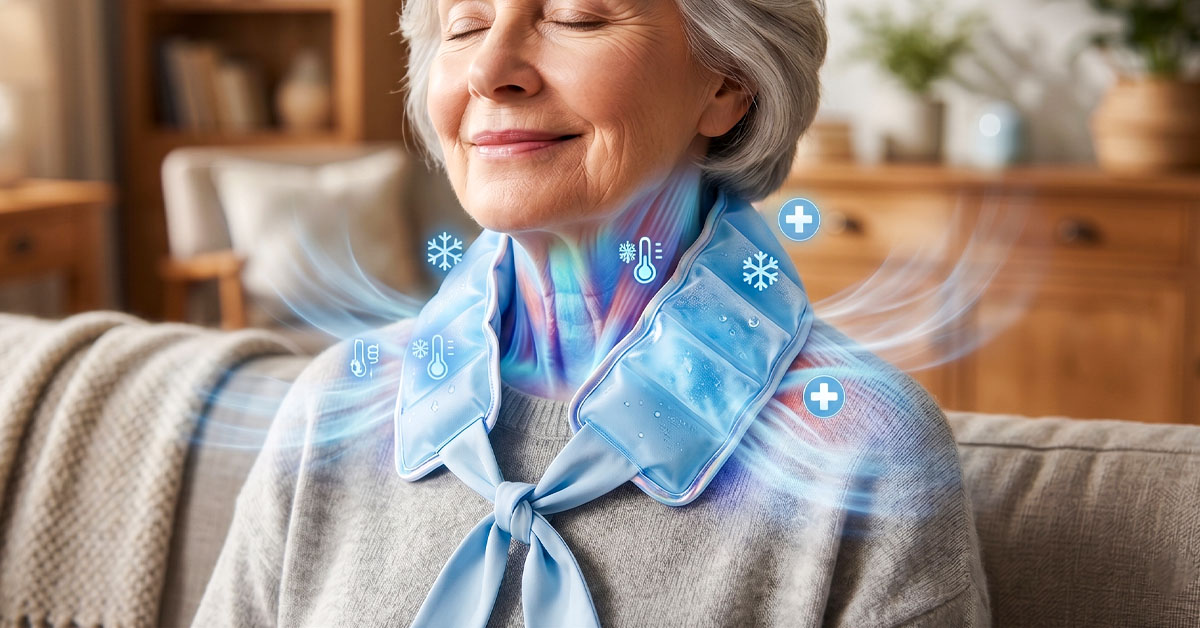 7 Ice Packs Target Neck, Shoulders, and Back