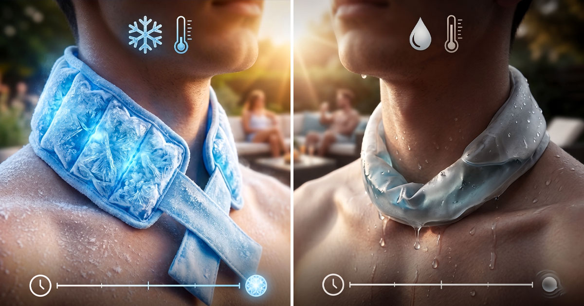 Stays Frozen Longer Than Standard Neck Coolers