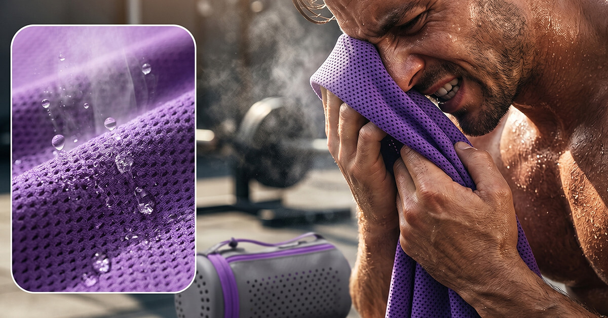 Absorbs Sweat Fast, Dries Even Faster