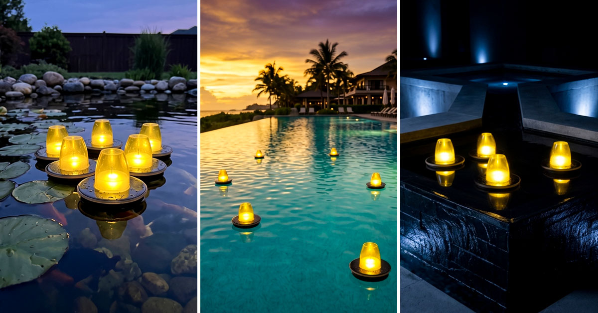 Floats Effortlessly on Ponds, Pools, and Fountains