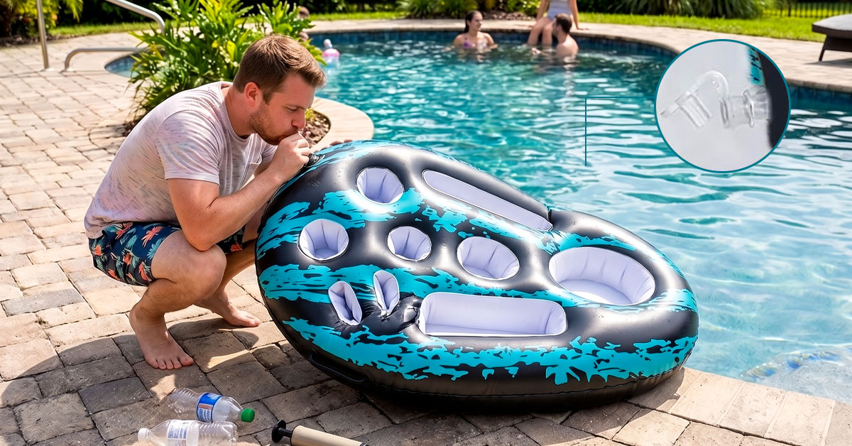 Inflate Easily By Mouth Or Pump