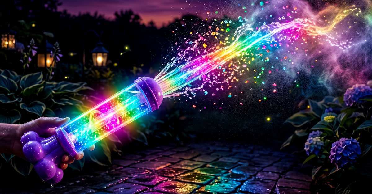 Lights Up With Stunning Rainbow LED Effects