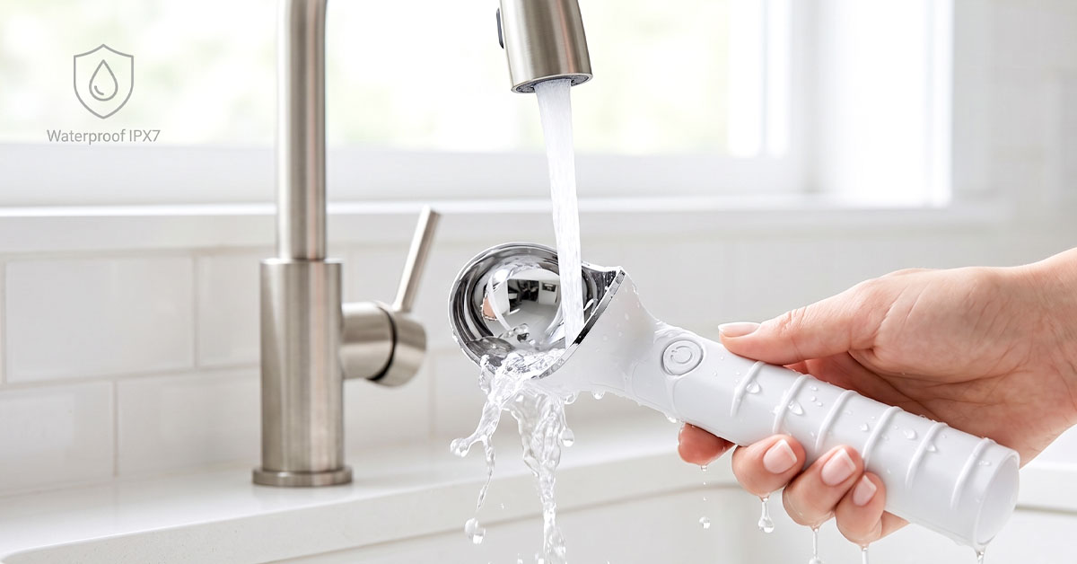 IP67 Waterproof — Rinse Clean in Seconds