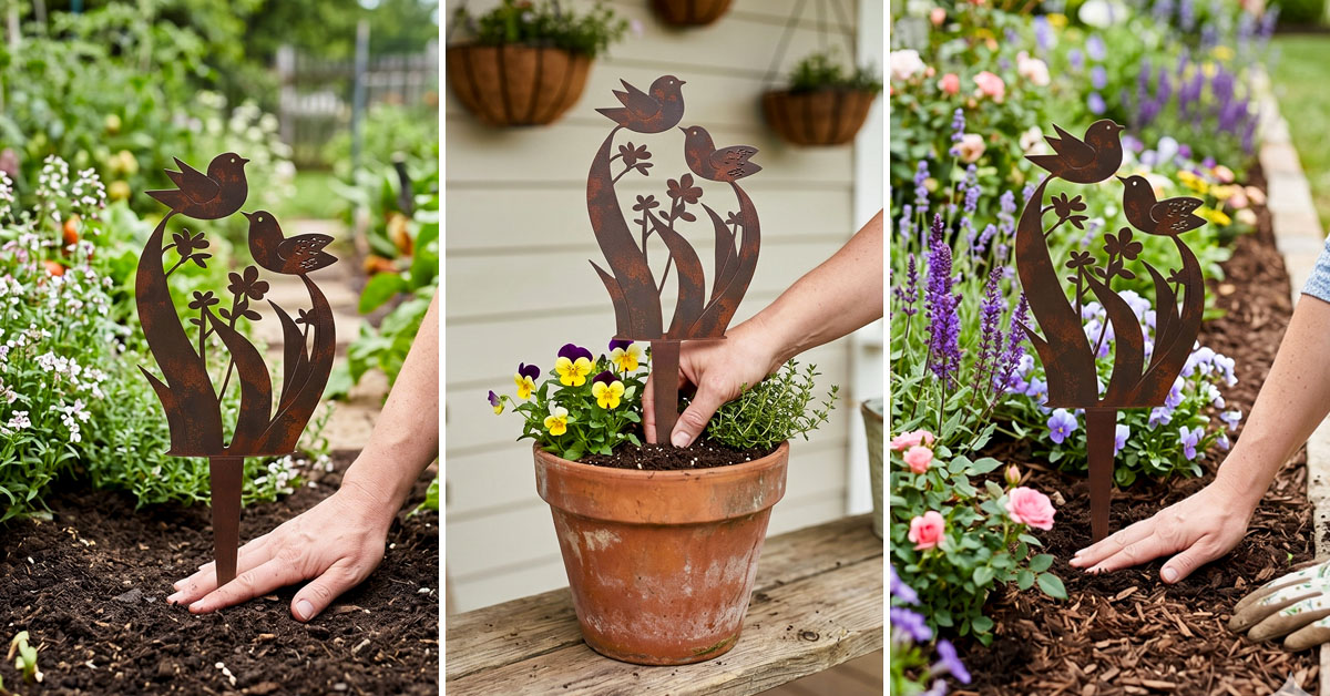 Fits Any Garden, Porch Pot, or Flower Bed