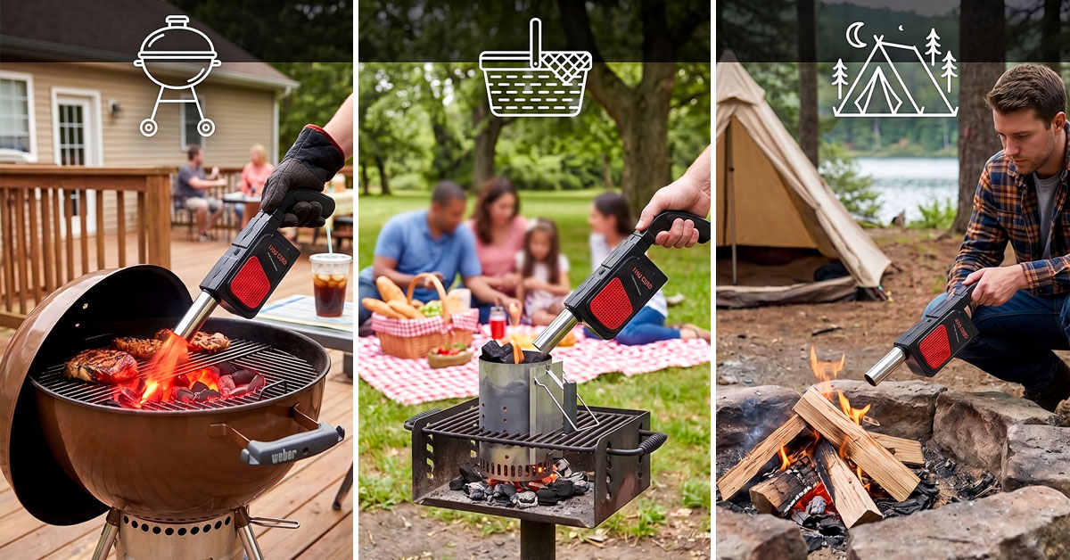 Works for Barbecues, Picnics, and Camping Trips