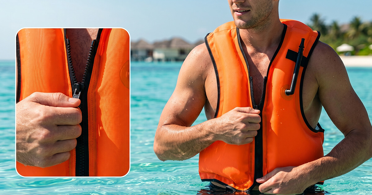 Zippered Design Slips on Like Clothing