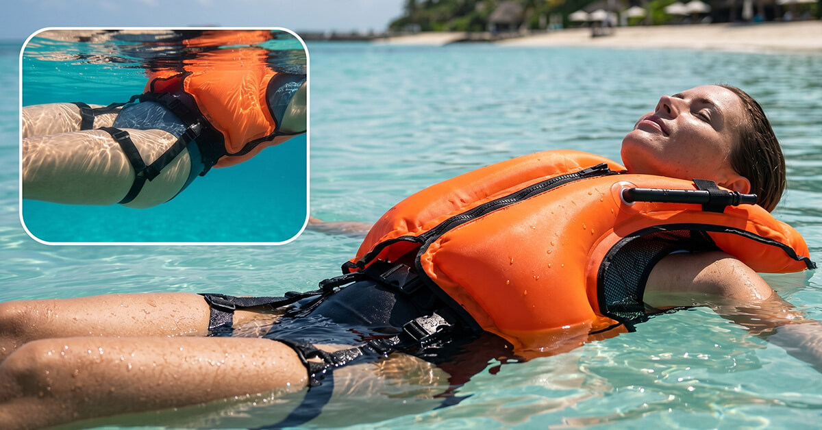 Neck-Wrap Keeps Your Head Above Water