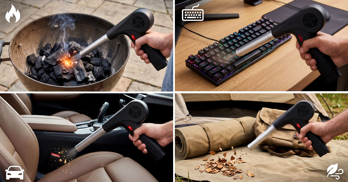 Multipurpose Blower Replaces Several Tools in One Device