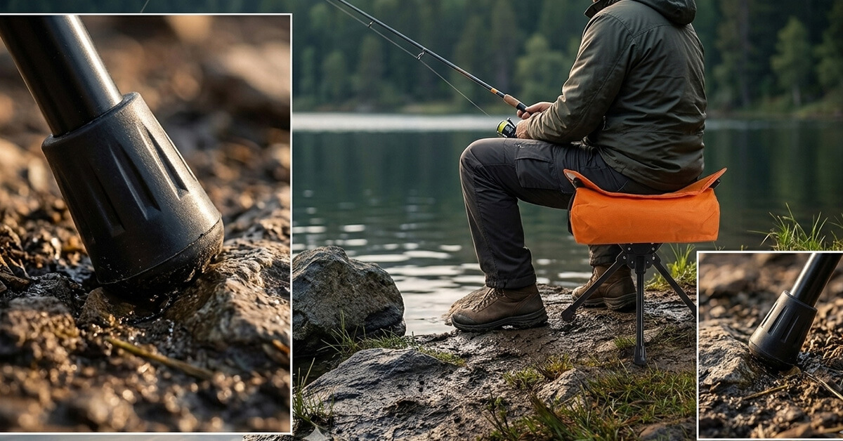 Anti-Slip Feet Grip Uneven Outdoor Terrain Firmly