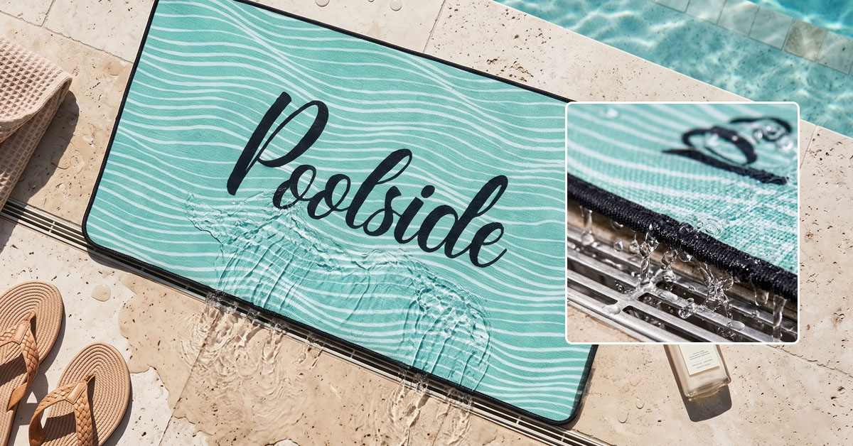 Drains Water Fast For Poolside Safety