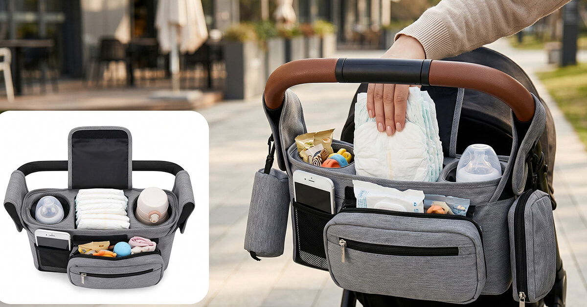 Keeps Essentials Organized Across 6 Roomy Pockets