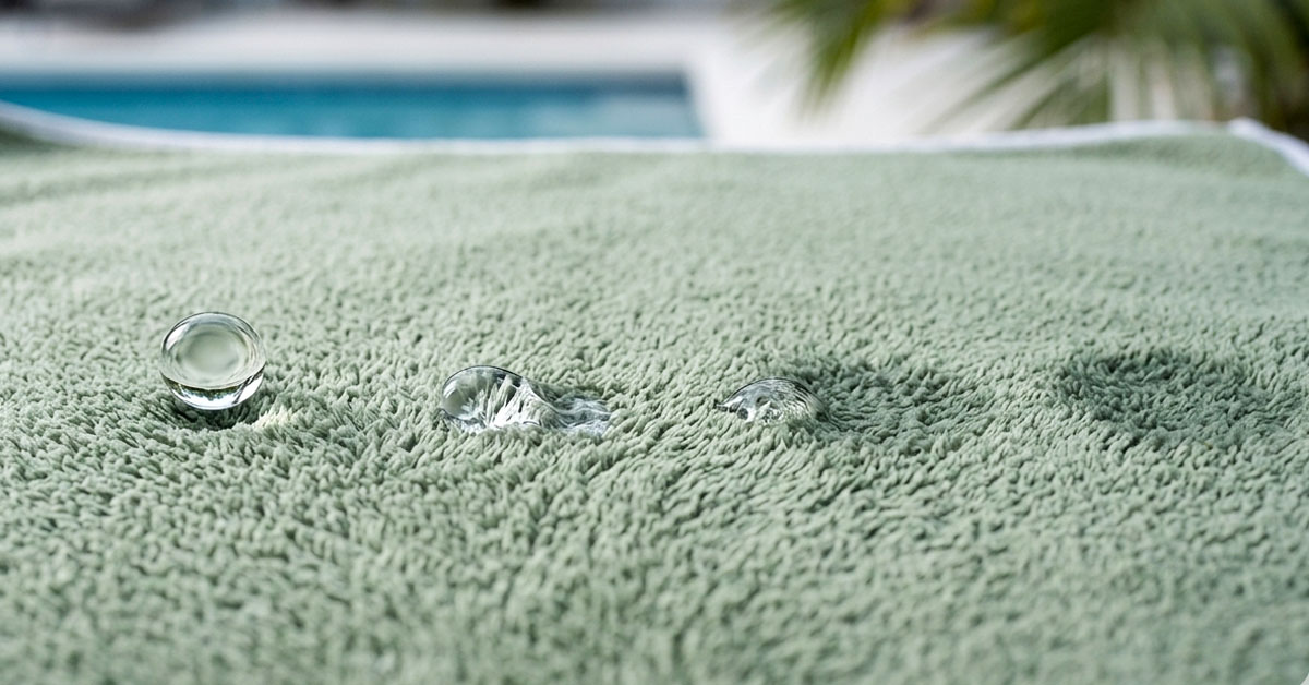 Dries Instantly — Ultra-Absorbent Microfiber Technology