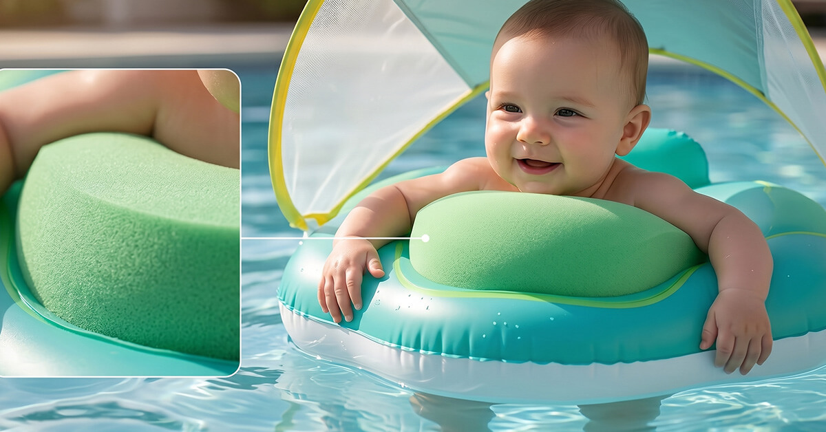 Sponge Chest Support Prevents Uncomfortable Belly Pressure