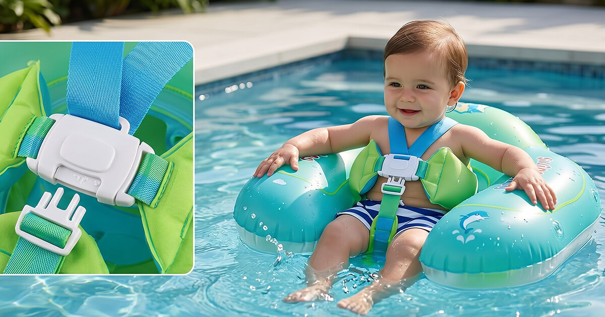Adjustable Safety Buckle Fits Most Infant Sizes