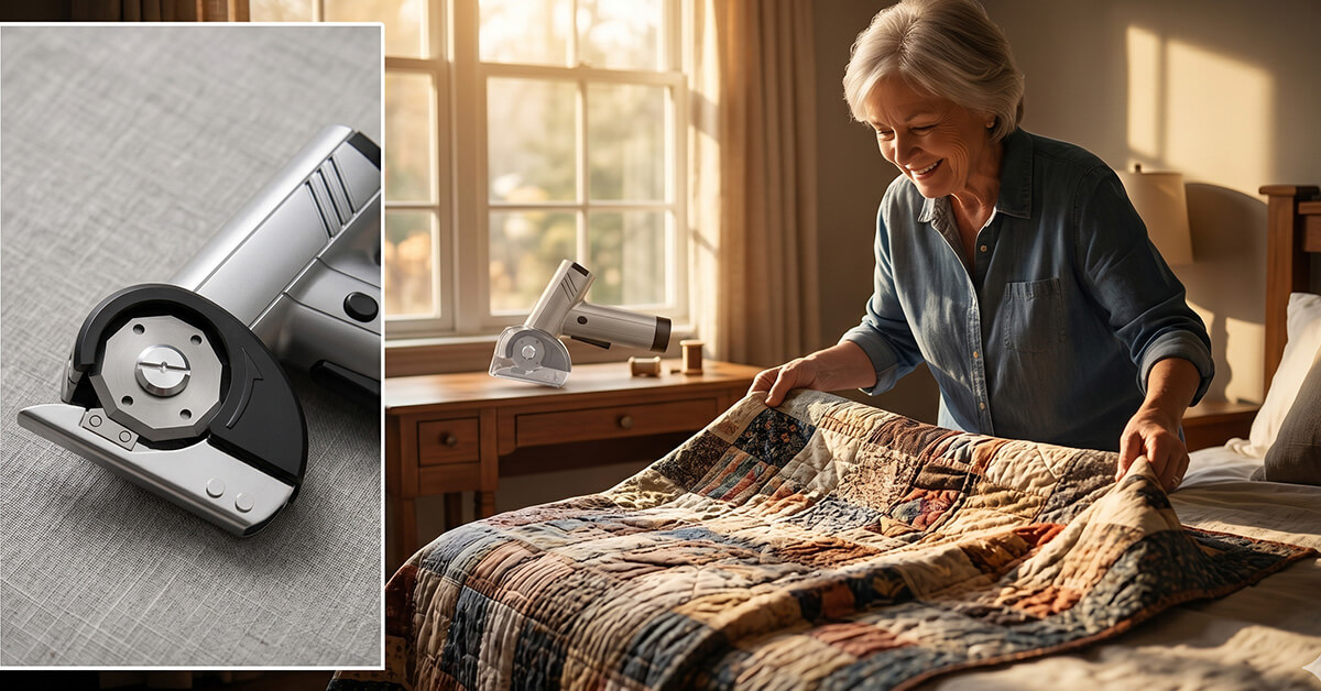 Cuts Fabric, Leather, and Carpet Effortlessly
