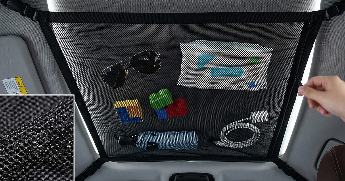 Dense Mesh Grid Stops Small Items From Slipping