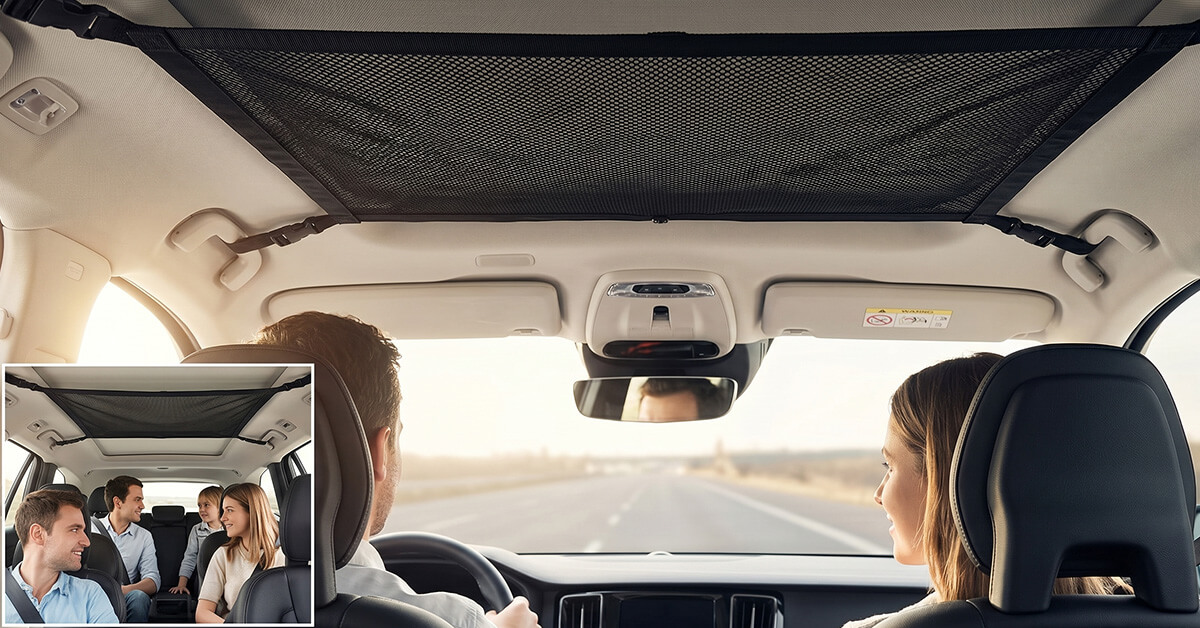 Avoids Dangerous Sagging That Blocks Your Rearview Mirror