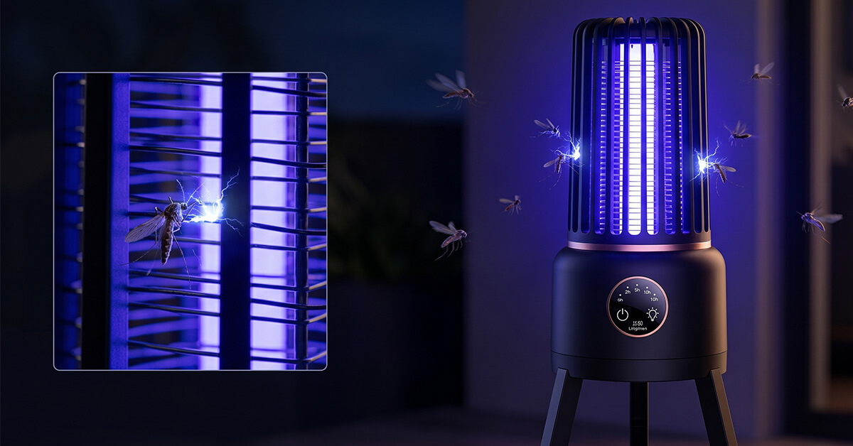 Kills Mosquitoes, Moths, and Flies Instantly