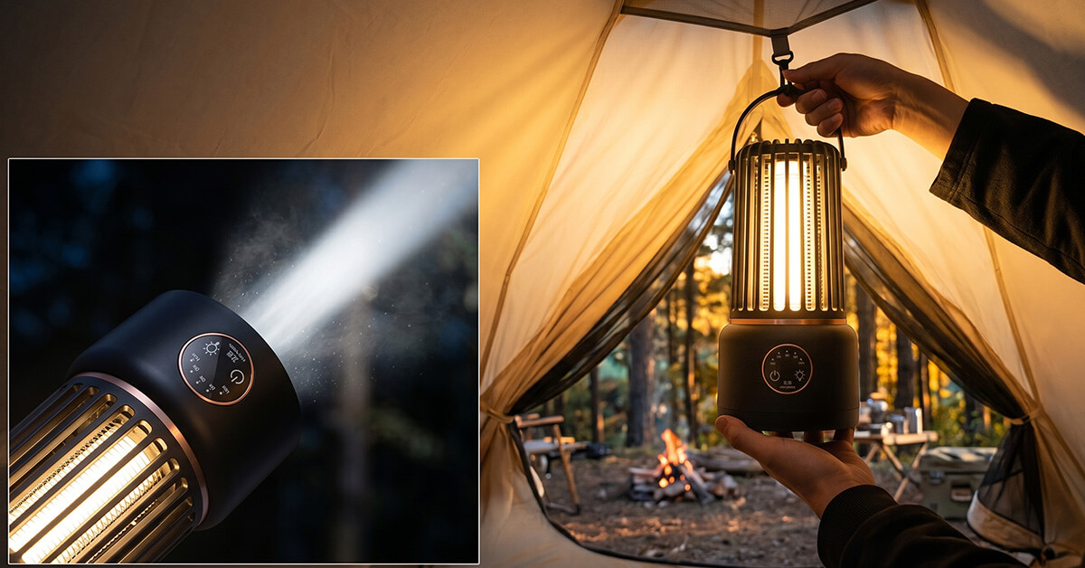 Doubles as a Bright Camping Flashlight