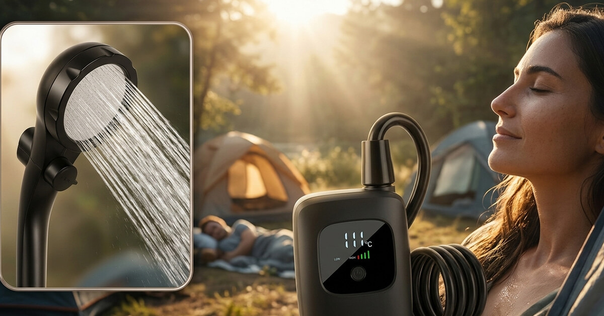 Low-noise motor keeps your campsite disturbance-free