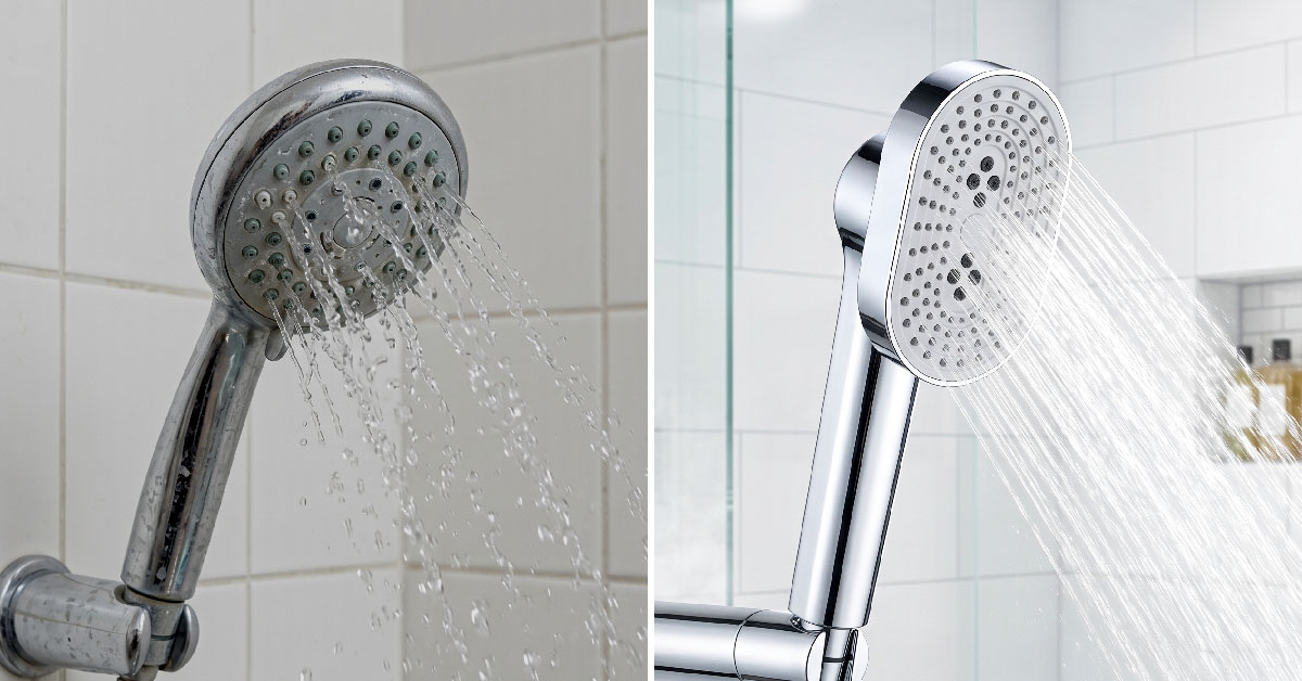 Anti-Clog Fine Holes Flow Smoothly Every Shower