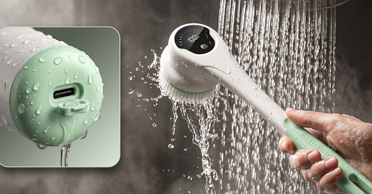 IPX6 Waterproof — Safe in Steamy Showers