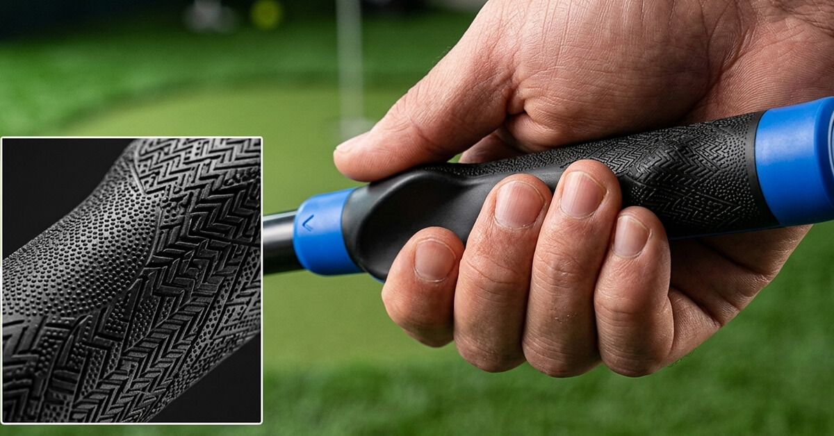 Anti-Slip Rubber Ensures Comfortable, Secure Hold