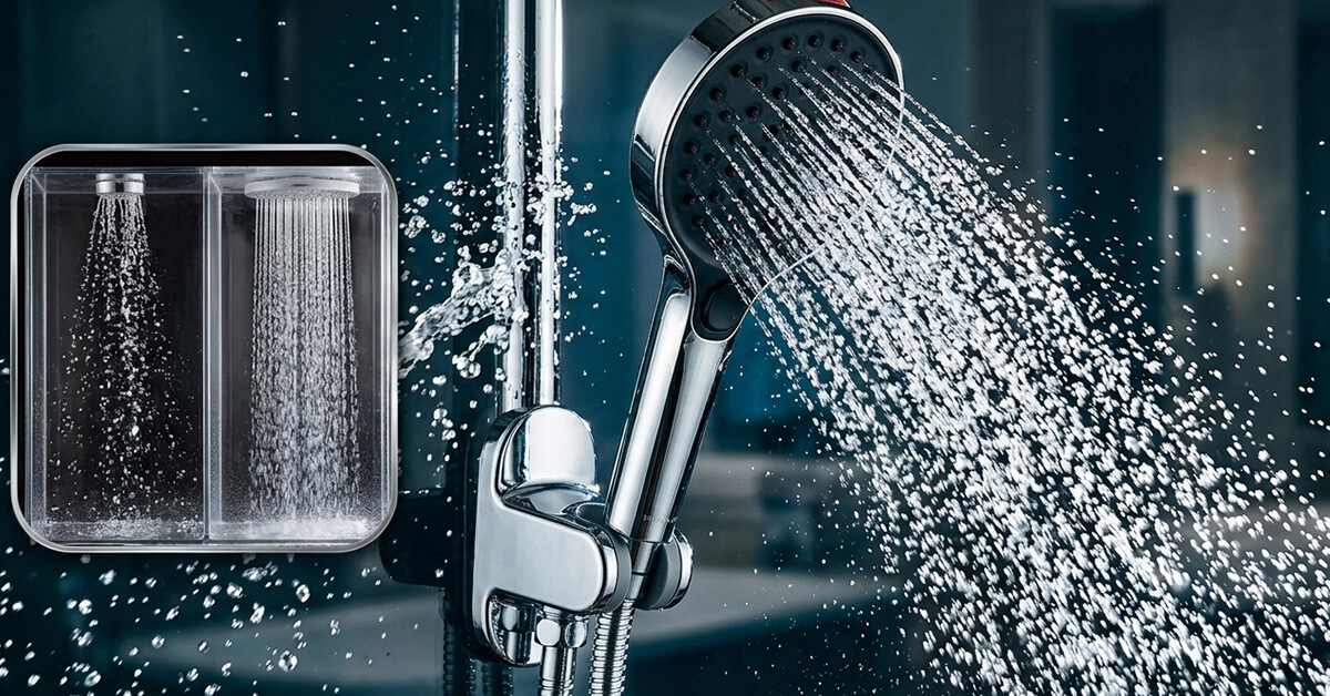 Pressurizes Water Flow For An Intense Rainfall Experience
