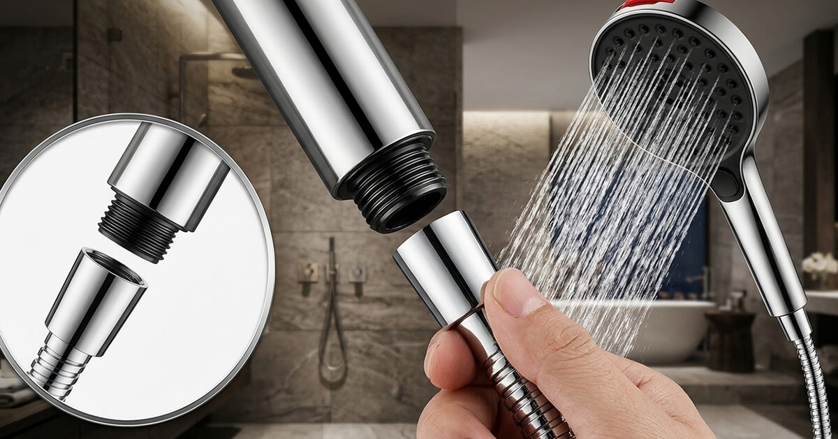PowerMist Installs Easily On Most Standard Fittings
