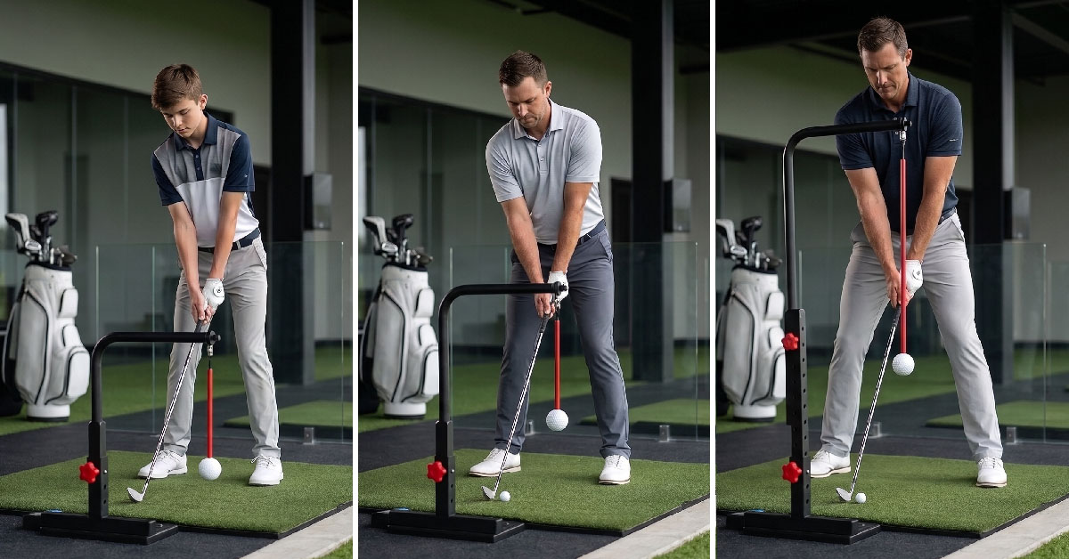 Sharpen Swing Skills With Pureswing's 3-Height Adjustment