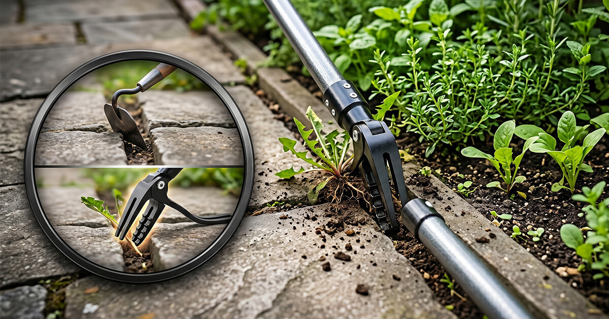 Reaches Garden Spots Rakes and Hoes Can't