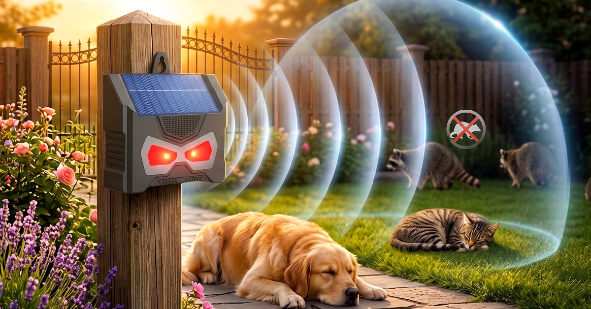 Eco-Friendly Ultrasonic Frequency Harms No Pets