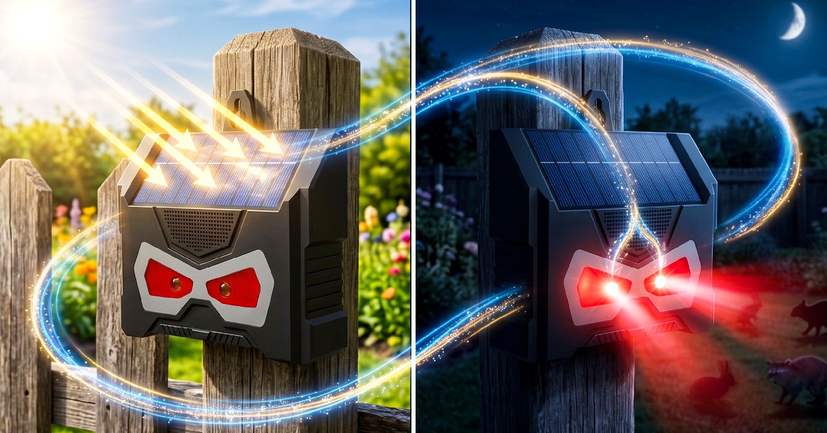Solar-Powered SonicShield Needs No Batteries Ever