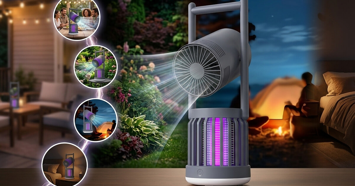 Covers Patios, Gardens, Campsites, and Bedrooms Effortlessly