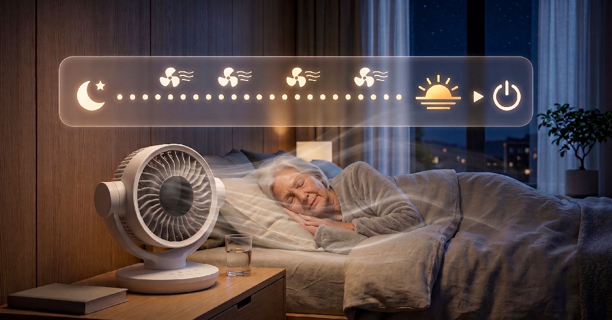 Built-In 12-Hour Timer Automates Your Perfect Sleep Environment