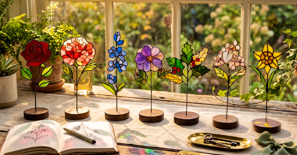 Personalized by Birth Month Flower for Her
