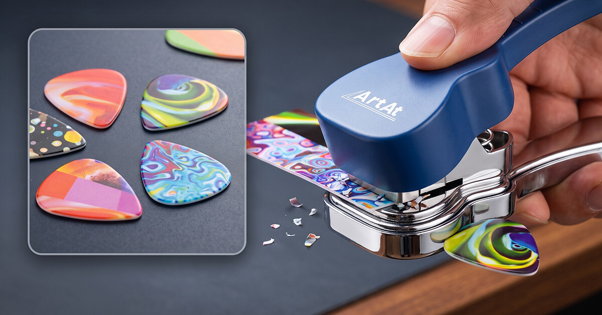 Sharp Stainless Steel Blade Creates Smooth Picks Instantly