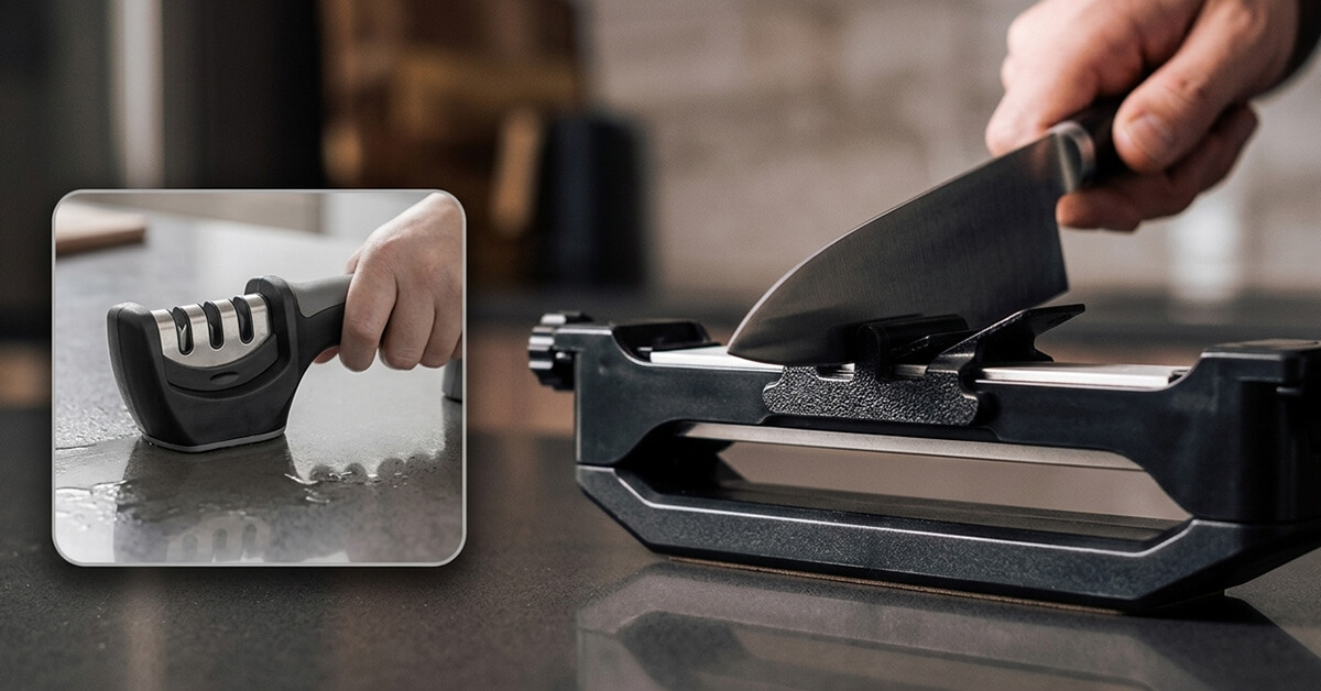 Non-Slip Base Ensures Stable, Confident Sharpening Always