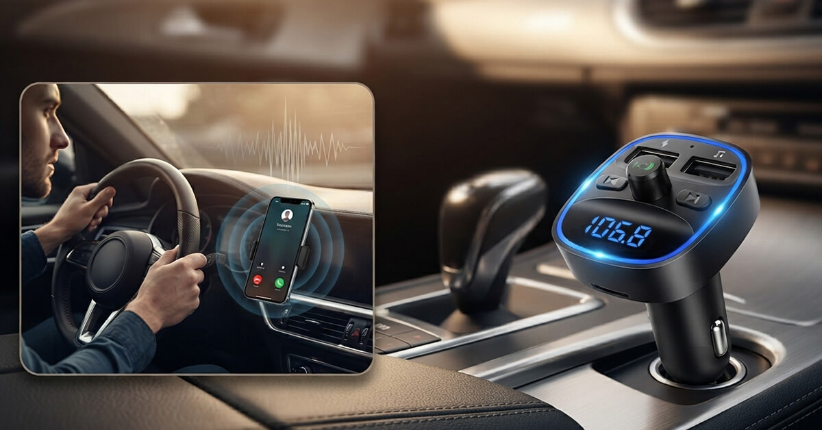Hands-Free Calling With Echo-Cancellation For Safer Driving