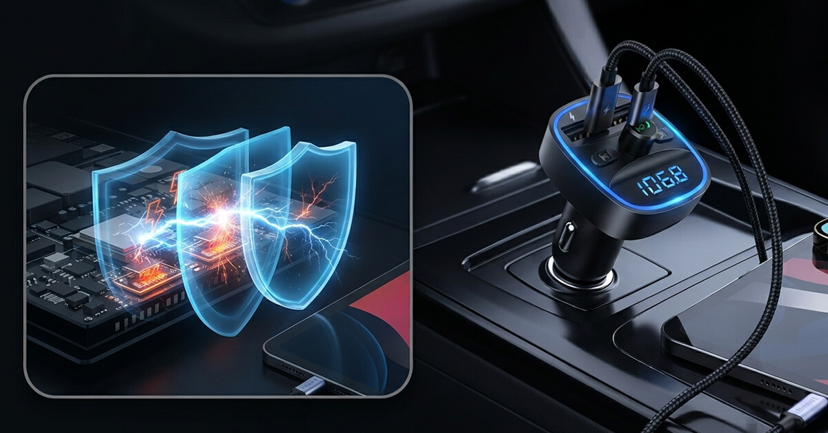 Built-In Safety Protection Prevents Overcharging And Surges